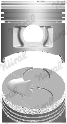 NÜRAL 87-432007-00 Piston for HYUNDAI