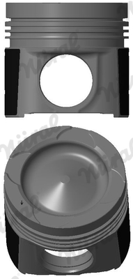 NÜRAL 87-432500-10 MonoSteel ® Piston for BOVA DAF GINAF IRIZAR SOLARIS TATRA TEMSA VAN HOOL VDL