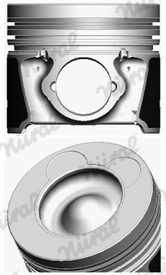 NÜRAL 87-434207-00 Piston for HYUNDAI KIA