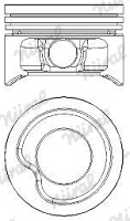 NÜRAL 87-441900-00 Elastoval ® Piston for FIAT
