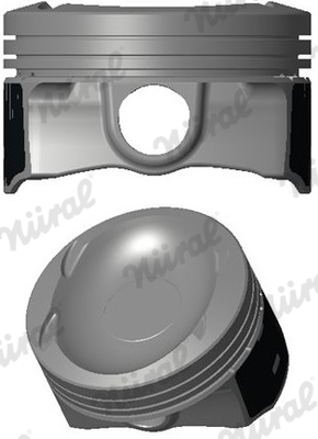 NÜRAL 87-442907-00 Piston for CITROËN PEUGEOT