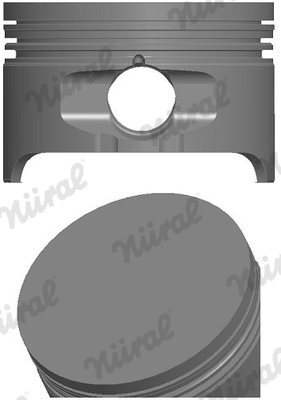 NÜRAL 87-443707-00 Piston for DACIA