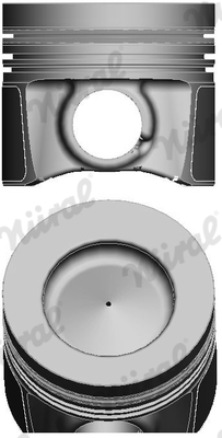 NÜRAL 87-444107-00 Piston for AUDI SEAT SKODA VW