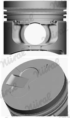 NÜRAL 87-444207-00 Πιστόνι για κύλινδρο 1 για κύλινδρο 2 for DODGE FORD AFRICA MITSUBISHI
