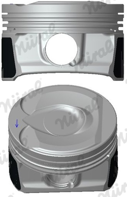 NÜRAL 87-444800-30 Piston for MINI PEUGEOT