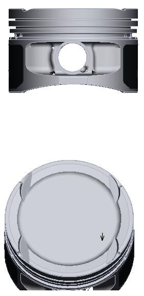 NÜRAL 87-447800-10 Piston for SEAT SKODA VW