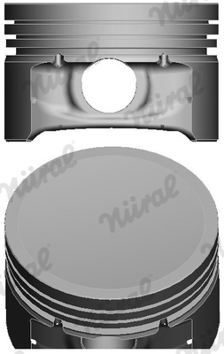 NÜRAL 87-450007-00 Piston for DACIA NISSAN RENAULT