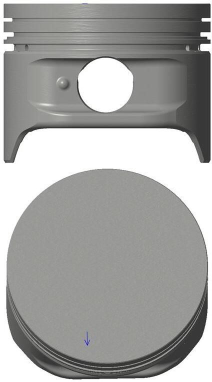 NÜRAL 87-450300-00 Piston for FORD