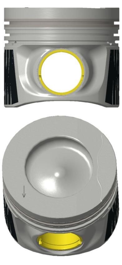 NÜRAL 87-454100-00 Piston for VOLVO