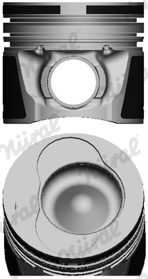 NÜRAL 87-501507-40 Piston for VW