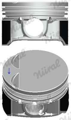 NÜRAL 87-501800-40 Πιστόνι