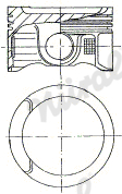NÜRAL 87-501807-20 Piston for AUDI SEAT VW