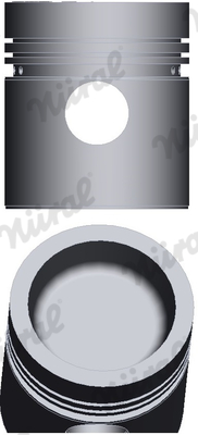 NÜRAL 87-520107-00 Piston for LAND ROVER ROVER