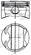 NÜRAL 87-520500-00 Πιστόνι for CATERHAM FSO MG RELIANT ROVER WESTFIELD