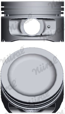 NÜRAL 87-521700-00 Piston for AUSTIN MORRIS ROVER
