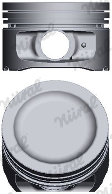 NÜRAL 87-521707-00 Piston for AUSTIN MORRIS ROVER