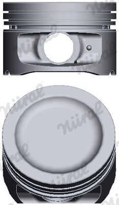 NÜRAL 87-521714-00 Piston for AUSTIN MORRIS ROVER