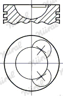 NÜRAL 87-525014-00 Πιστόνι