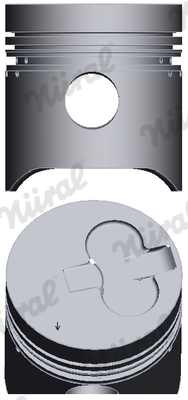 NÜRAL 87-526300-00 Piston for DAIHATSU TOYOTA