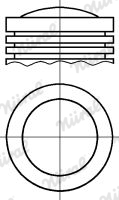 NÜRAL 87-529907-00 Piston