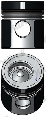 NÜRAL 87-740000-30 Πιστόνι for MERCEDES-BENZ
