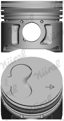 NÜRAL 87-990105-40 Piston for AUDI SEAT SKODA VW