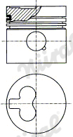 NÜRAL PI3561200DP STD Piston for RENAULT
