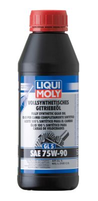 LIQUI MOLY 1413 Vollsynthetisches Getriebeöl (GL5) SAE 75W-90 Getriebeöl