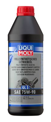 LIQUI MOLY 1414 Vollsynthetisches Getriebeöl (GL5) SAE 75W-90 Getriebeöl