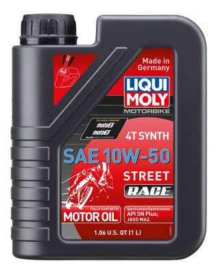 LIQUI MOLY 20066 Motorbike 4T Synth 10W-50 Street Race Motoröl