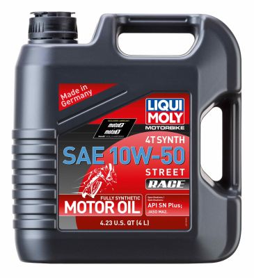 LIQUI MOLY 20068 Motorbike 4T Synth 10W-50 Street Race Motoröl