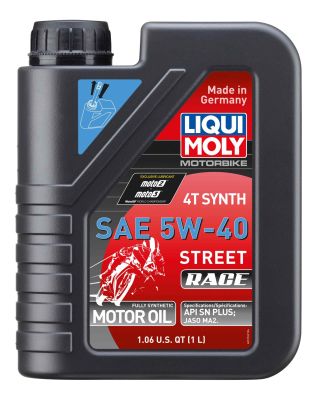 LIQUI MOLY 20074 Motorbike 4T Synth 5W-40 Street Race Motoröl