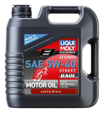 LIQUI MOLY 20076 Motorbike 4T Synth 5W-40 Street Race Motoröl