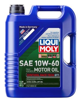 LIQUI MOLY 2024 Synthoil Race Tech GT1 10W-60 Motoröl