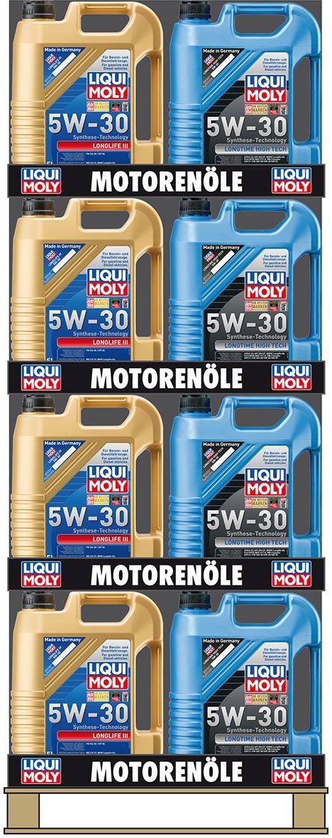 LIQUI MOLY 20680 Mischdisplay (12x20647/12x1137) 24/5l EP Motoröl