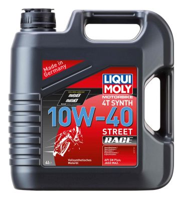 LIQUI MOLY 20754 Motorbike 4T Synth 10W-40 Street Race Motoröl