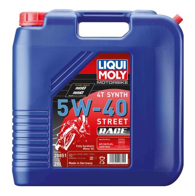 LIQUI MOLY 20851 Motorbike 4T Synth 5W-40 Street Race Motoröl