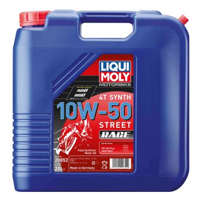 LIQUI MOLY 20852 Motorbike 4T Synth 10W-50 Street Race Motoröl