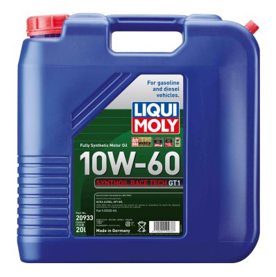 LIQUI MOLY 20933 Synthoil Race Tech GT1 10W-60 Motoröl