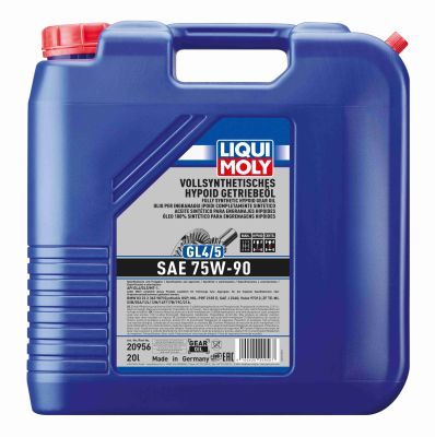 LIQUI MOLY 20956 Vollsynthetisches Hypoid Getriebeöl (GL4/5) 75W-90 Getriebeöl