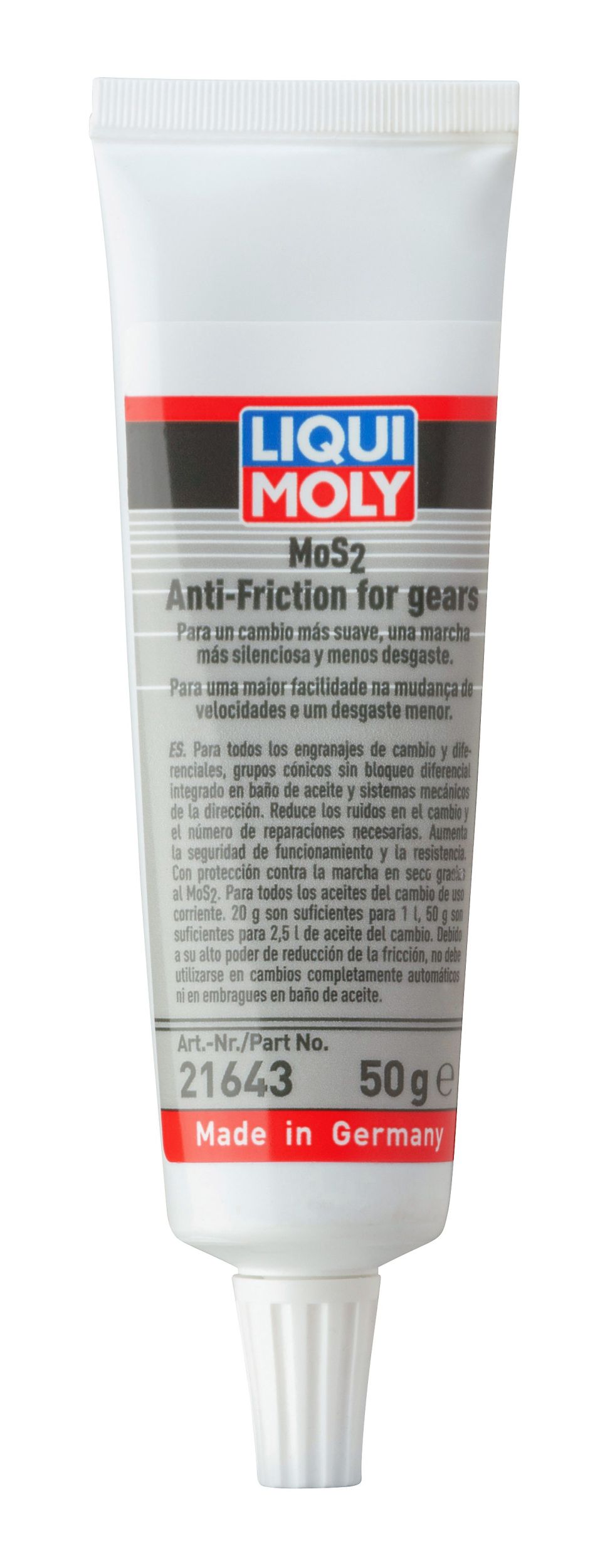 LIQUI MOLY 21643 MoS2 Antifriction for Gears Getriebeöladditiv
