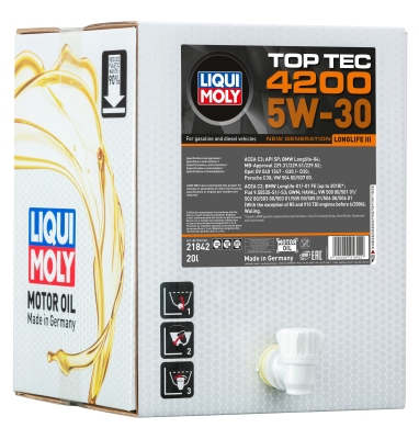 LIQUI MOLY 21842 Top Tec 4200 5W-30 New Generation Motoröl
