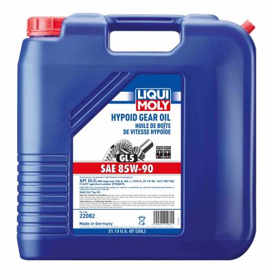 LIQUI MOLY 22082 Hypoid Gear Oil (GL5) SAE 85W-90 Getriebeöl