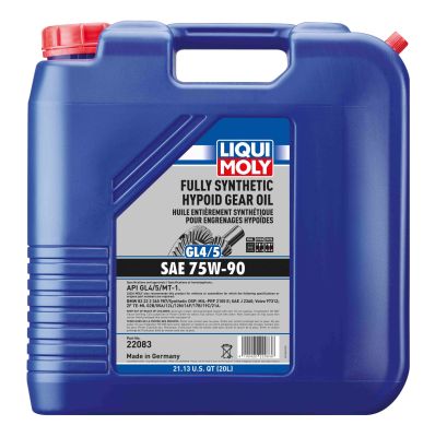 LIQUI MOLY 22083 Fully Synthetic Hypoid Gear Oil (GL4/5) 75W-90 Getriebeöl