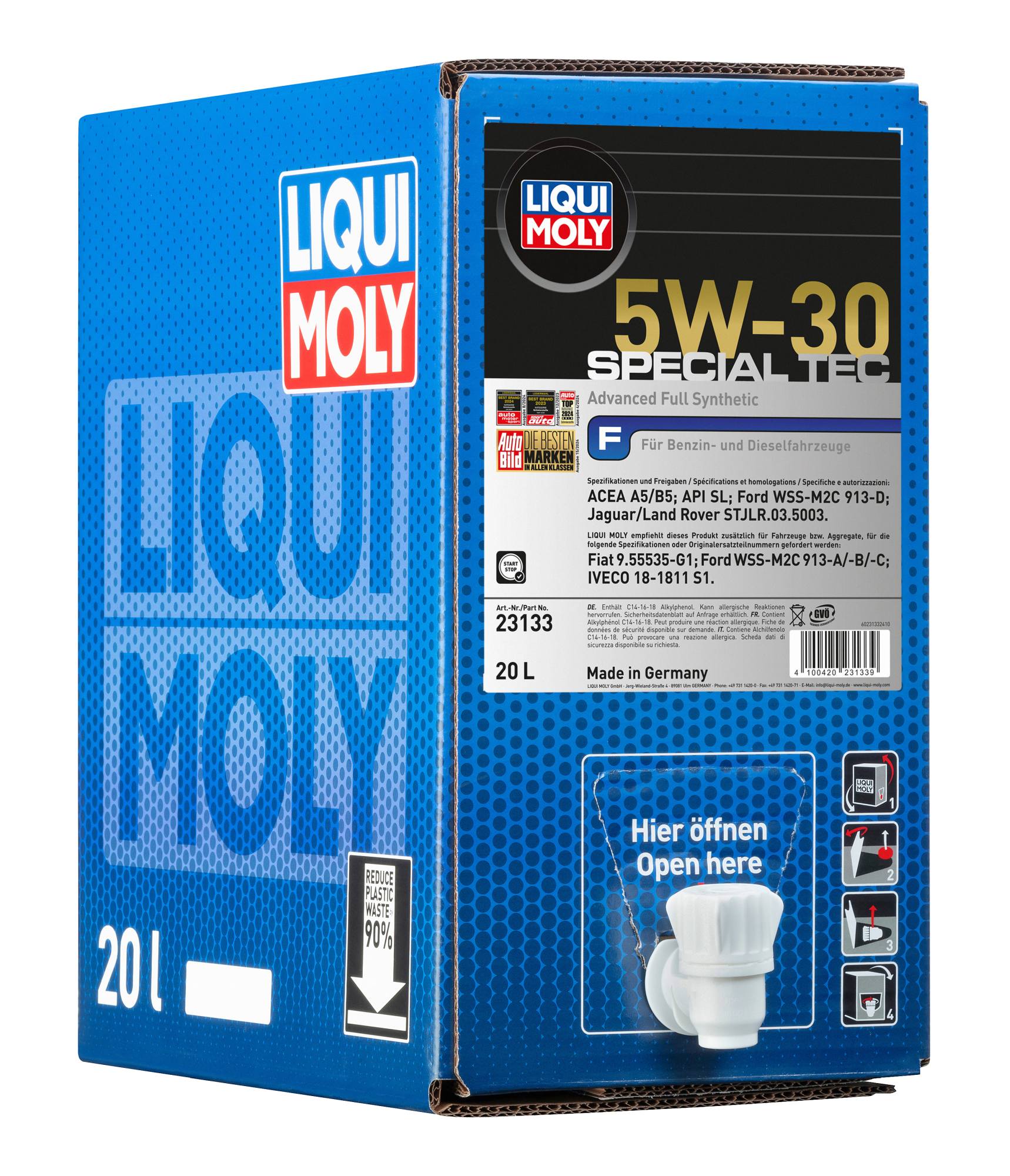 LIQUI MOLY 23133 Special Tec F 5W-30 Motoröl