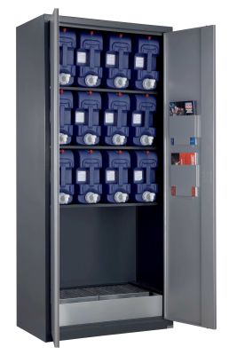 LIQUI MOLY 29011 Ölschrank Export für 20l und 60l LM Gebinde Chemieschrank