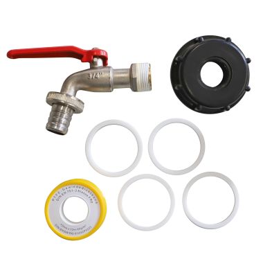 LIQUI MOLY 29122 Set Kugelauslaufhahn 3/4" Auslaufhahn