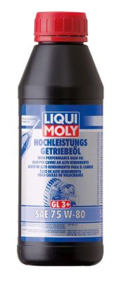 LIQUI MOLY 4426 Hochleistungs-Getriebeöl (GL3+) SAE 75W-80 Getriebeöl