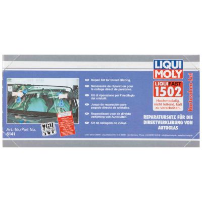 LIQUI MOLY 6141 Liquifast 1502 (Kartuschen-Set) Scheibenklebstoff