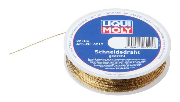 LIQUI MOLY 6217 Schneidedraht gedreht Schneiddraht, Scheibendemontage